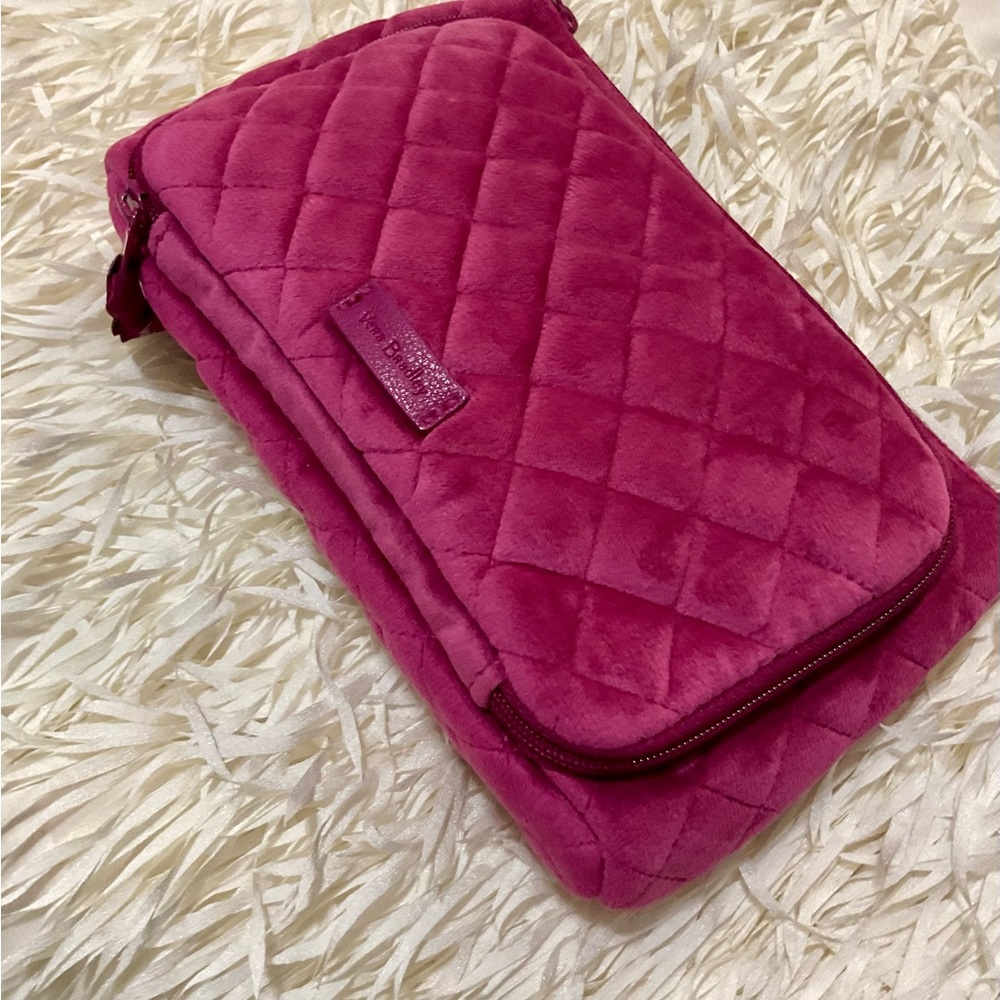 Vera Bradley NWOT Magneta Quilted Pink Cosmetic Bag